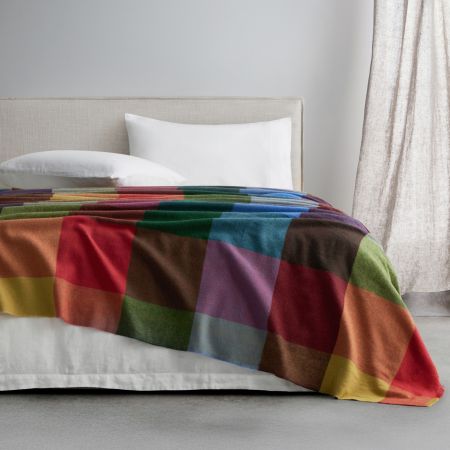 Alden Check Australian Wool Blanket